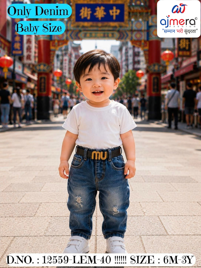Kids Jeans — SYA-12559-LEM40