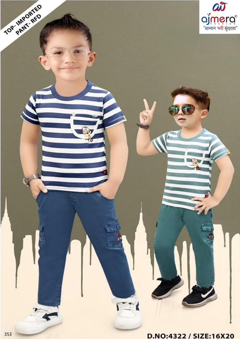 Kids T-Shirt & Pant Set — SAP-4322