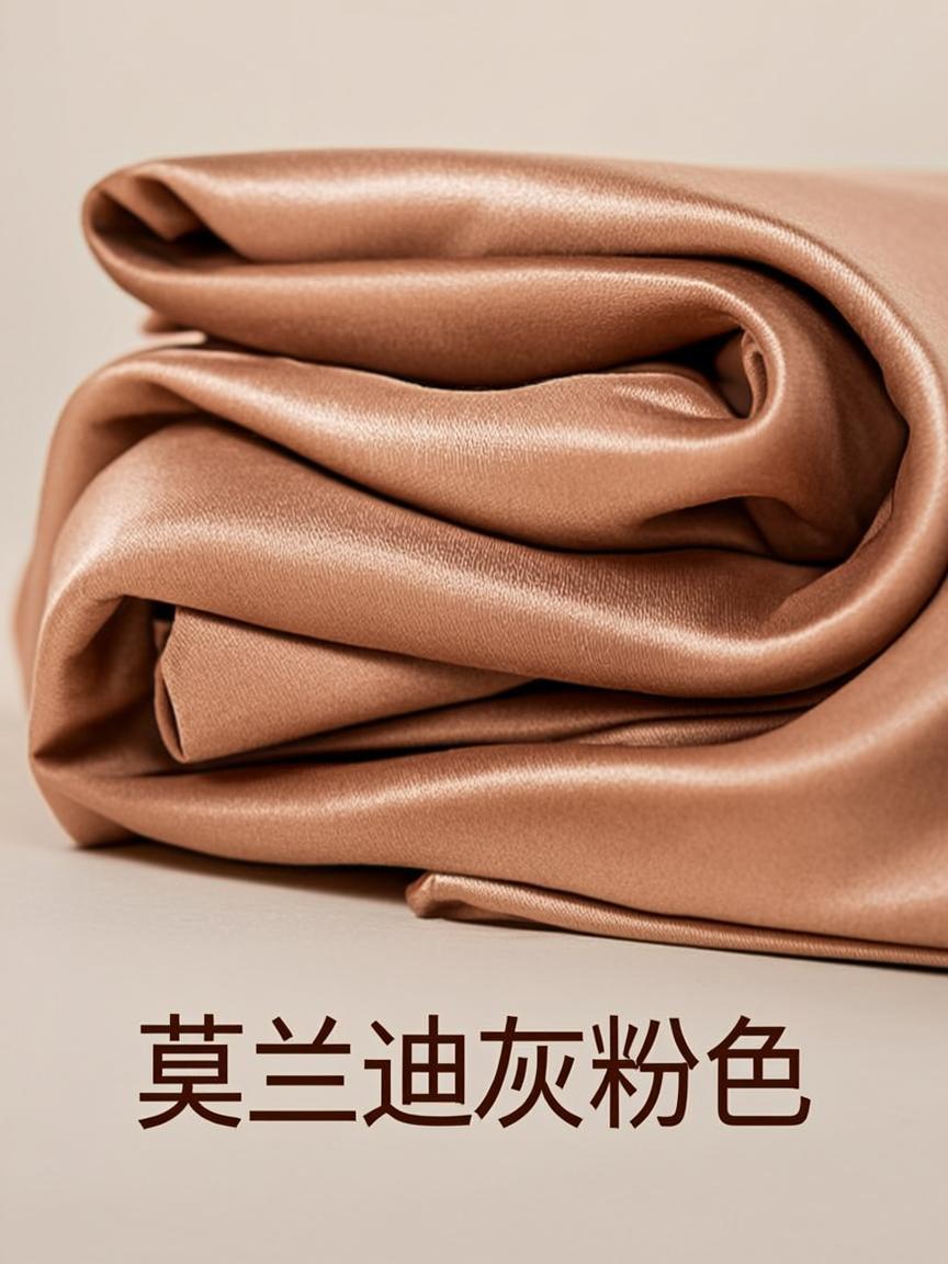 Dusty Rose Modal Satin Dress Material — 3 Piece