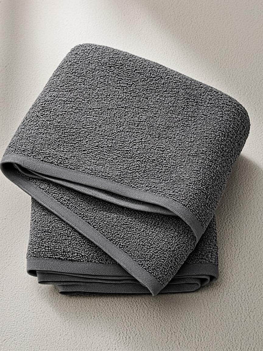 Dusty Rose Bath Towel — Self Jacquard Texture 490 GSM