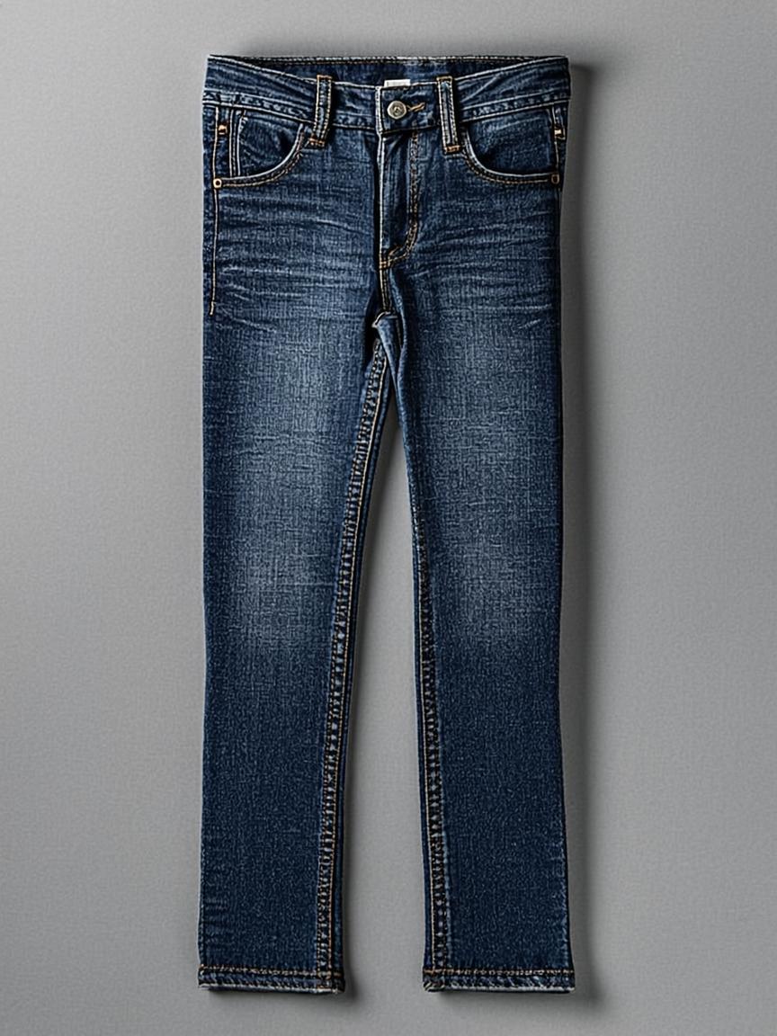 Medium Wash Denim Bell Bottom Jeans