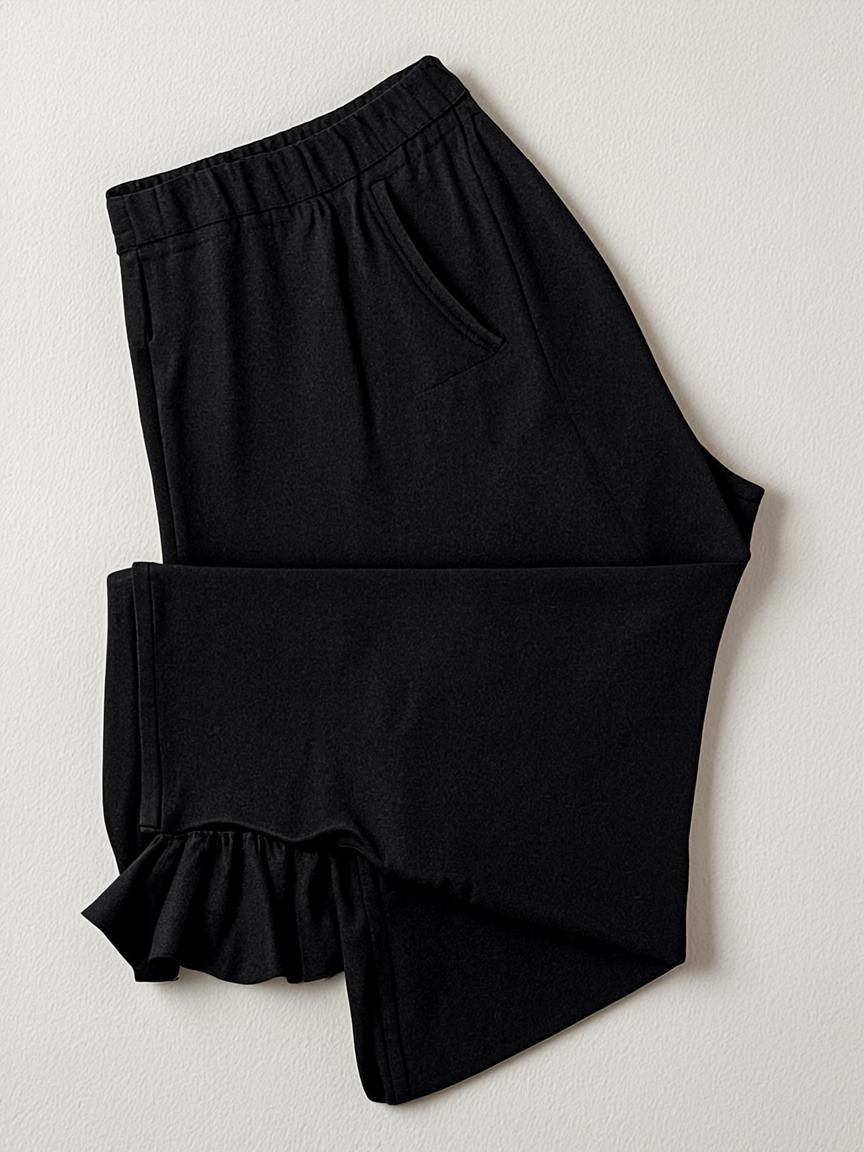 Black Jodhpuri Pleated Salwar